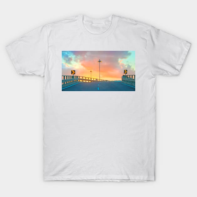 road to the sky T-Shirt by terezadelpilar